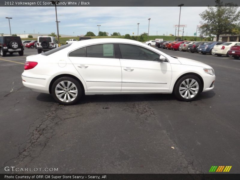 Candy White / Black 2012 Volkswagen CC Sport