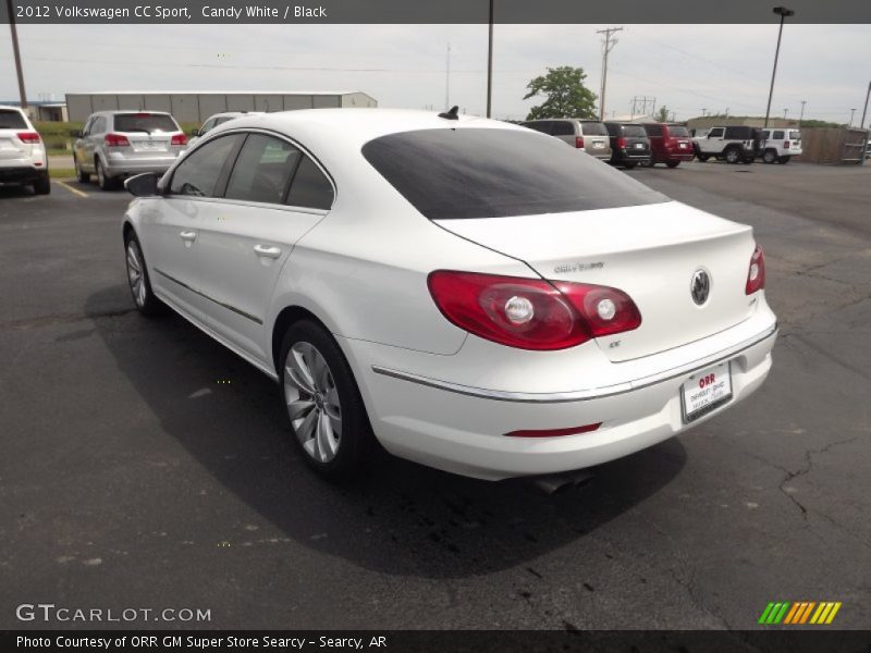 Candy White / Black 2012 Volkswagen CC Sport