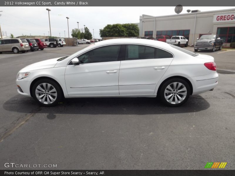 Candy White / Black 2012 Volkswagen CC Sport