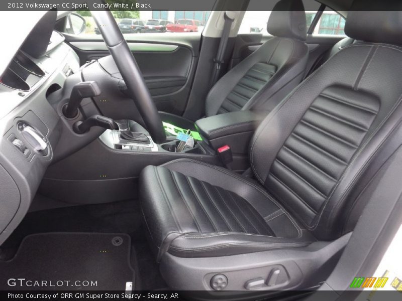 Candy White / Black 2012 Volkswagen CC Sport