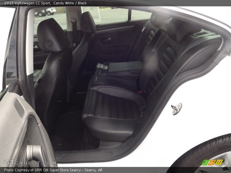 Candy White / Black 2012 Volkswagen CC Sport