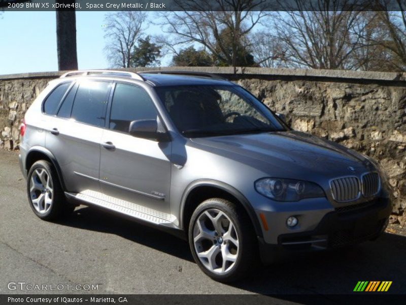Space Grey Metallic / Black 2009 BMW X5 xDrive48i