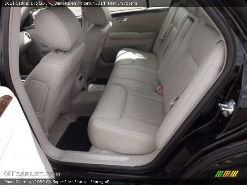 Black Raven / Titanium/Dark Titanium Accents 2011 Cadillac DTS Luxury