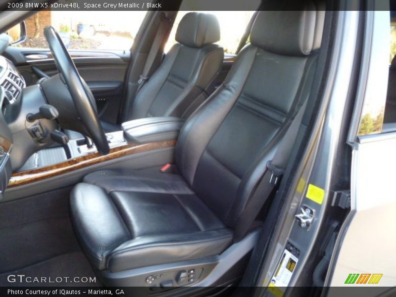 Space Grey Metallic / Black 2009 BMW X5 xDrive48i
