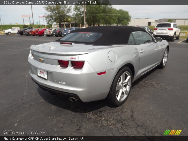Silver Ice Metallic / Black 2011 Chevrolet Camaro SS/RS Convertible