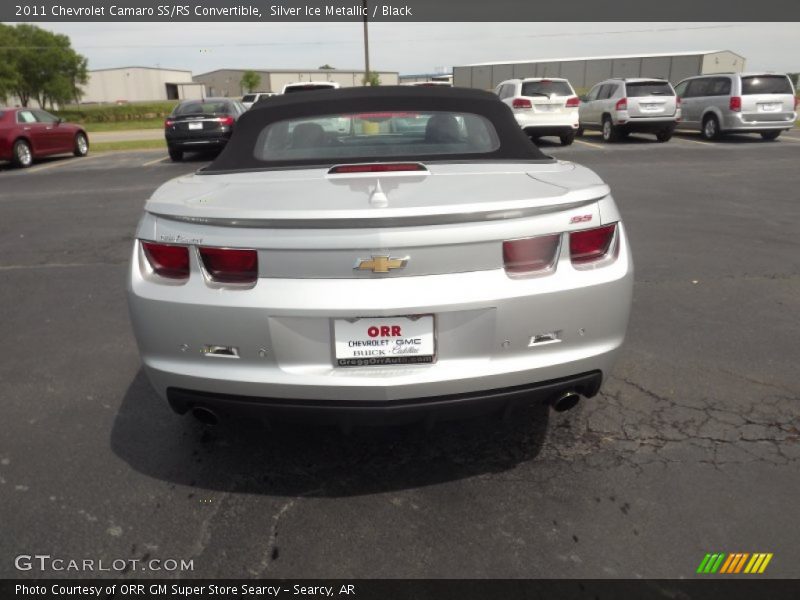 Silver Ice Metallic / Black 2011 Chevrolet Camaro SS/RS Convertible
