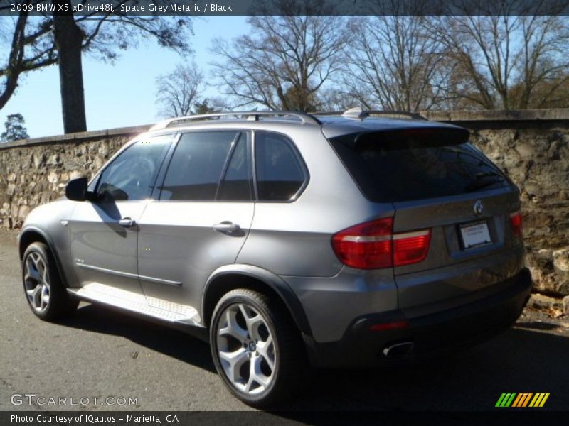 Space Grey Metallic / Black 2009 BMW X5 xDrive48i