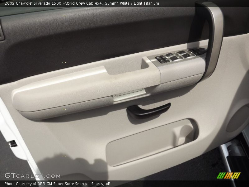 Summit White / Light Titanium 2009 Chevrolet Silverado 1500 Hybrid Crew Cab 4x4