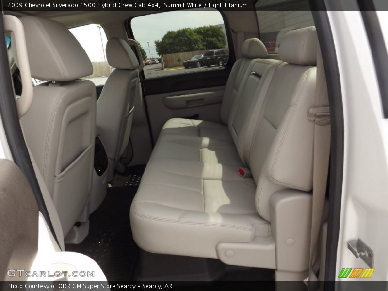 Summit White / Light Titanium 2009 Chevrolet Silverado 1500 Hybrid Crew Cab 4x4