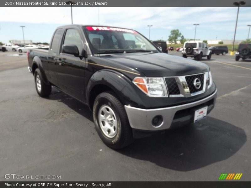 Super Black / Desert 2007 Nissan Frontier SE King Cab