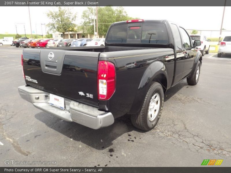 Super Black / Desert 2007 Nissan Frontier SE King Cab