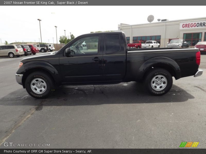 Super Black / Desert 2007 Nissan Frontier SE King Cab