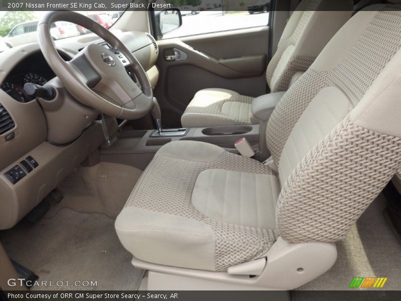 Super Black / Desert 2007 Nissan Frontier SE King Cab