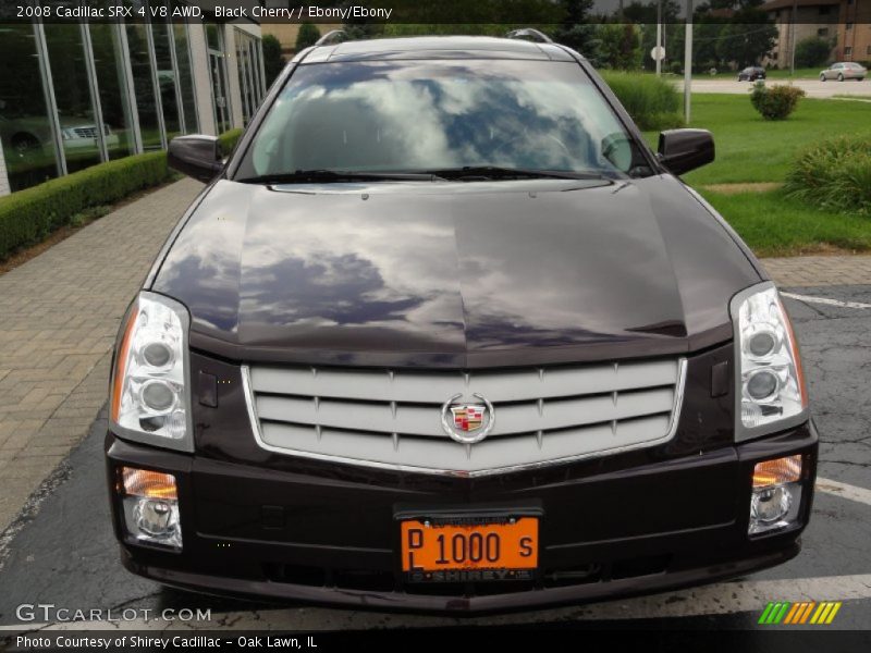 Black Cherry / Ebony/Ebony 2008 Cadillac SRX 4 V8 AWD