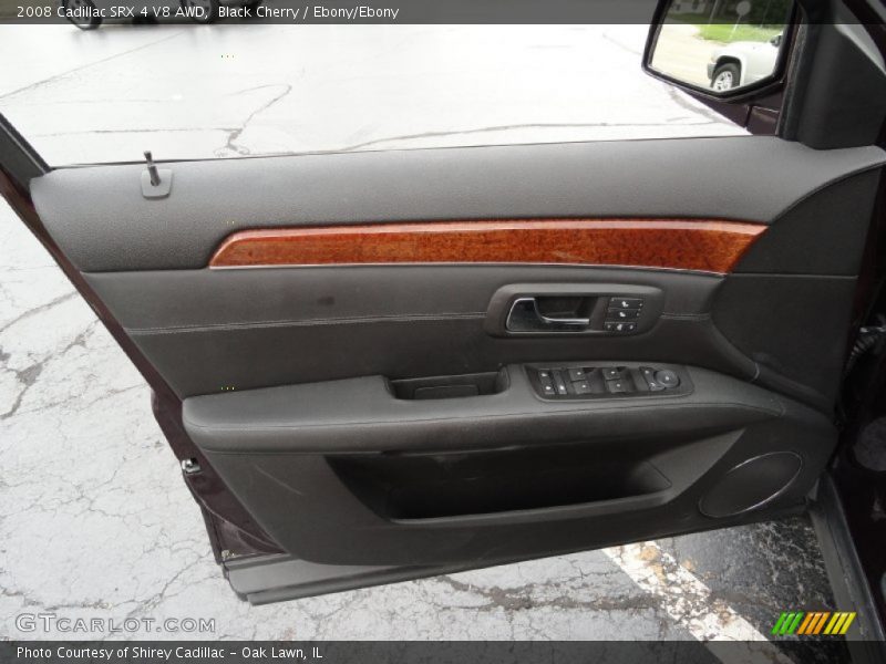 Black Cherry / Ebony/Ebony 2008 Cadillac SRX 4 V8 AWD