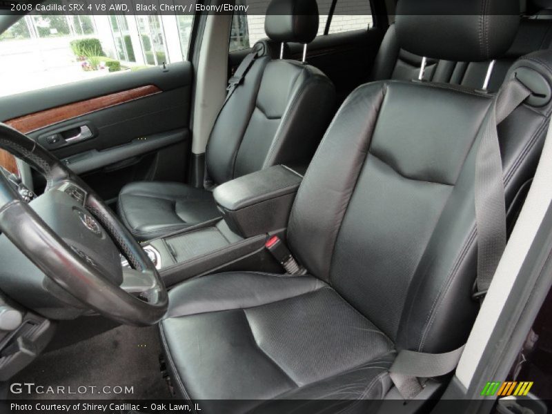Black Cherry / Ebony/Ebony 2008 Cadillac SRX 4 V8 AWD