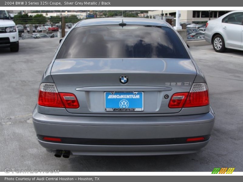 Silver Grey Metallic / Black 2004 BMW 3 Series 325i Coupe