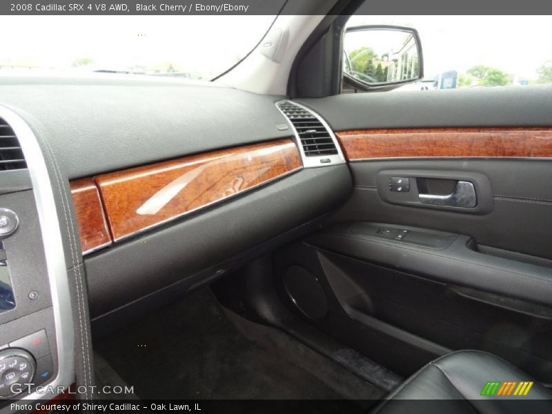 Black Cherry / Ebony/Ebony 2008 Cadillac SRX 4 V8 AWD