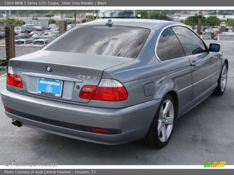 Silver Grey Metallic / Black 2004 BMW 3 Series 325i Coupe