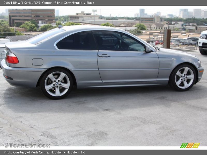Silver Grey Metallic / Black 2004 BMW 3 Series 325i Coupe