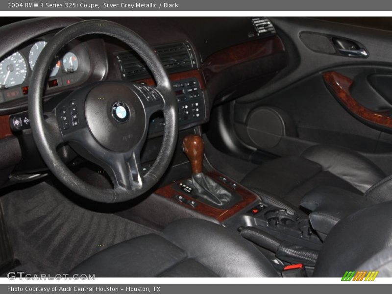 Silver Grey Metallic / Black 2004 BMW 3 Series 325i Coupe