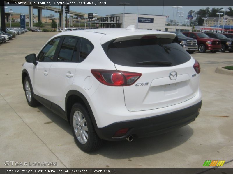 Crystal White Pearl Mica / Sand 2013 Mazda CX-5 Touring