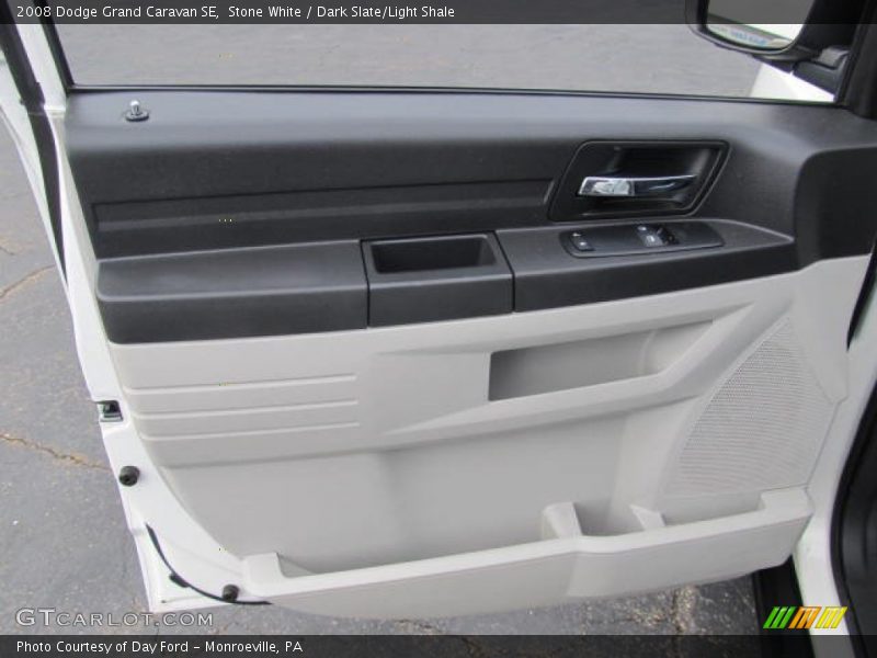 Stone White / Dark Slate/Light Shale 2008 Dodge Grand Caravan SE