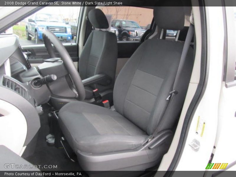 Stone White / Dark Slate/Light Shale 2008 Dodge Grand Caravan SE