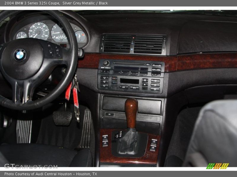 Silver Grey Metallic / Black 2004 BMW 3 Series 325i Coupe