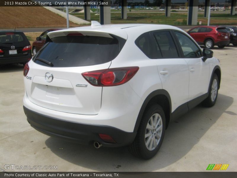 Crystal White Pearl Mica / Sand 2013 Mazda CX-5 Touring