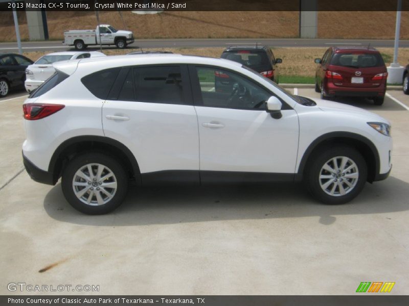 Crystal White Pearl Mica / Sand 2013 Mazda CX-5 Touring