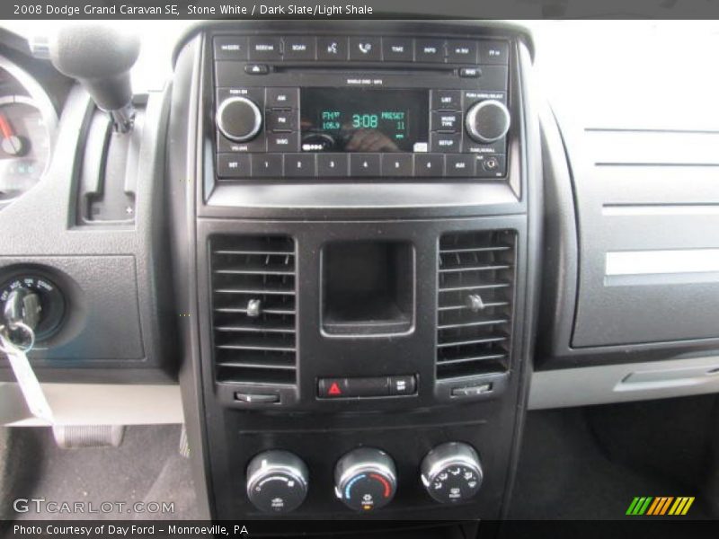 Stone White / Dark Slate/Light Shale 2008 Dodge Grand Caravan SE