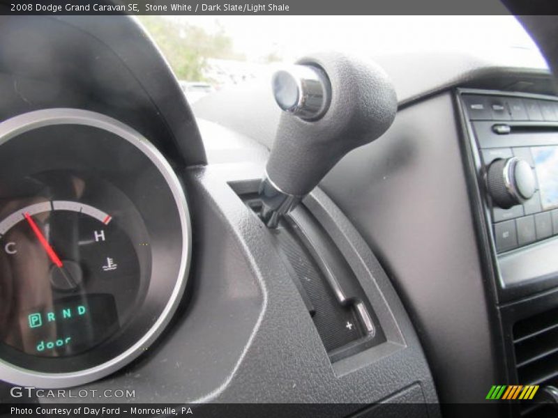 Stone White / Dark Slate/Light Shale 2008 Dodge Grand Caravan SE