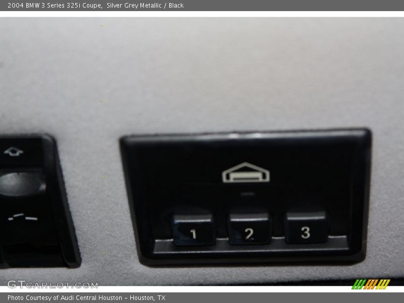 Silver Grey Metallic / Black 2004 BMW 3 Series 325i Coupe