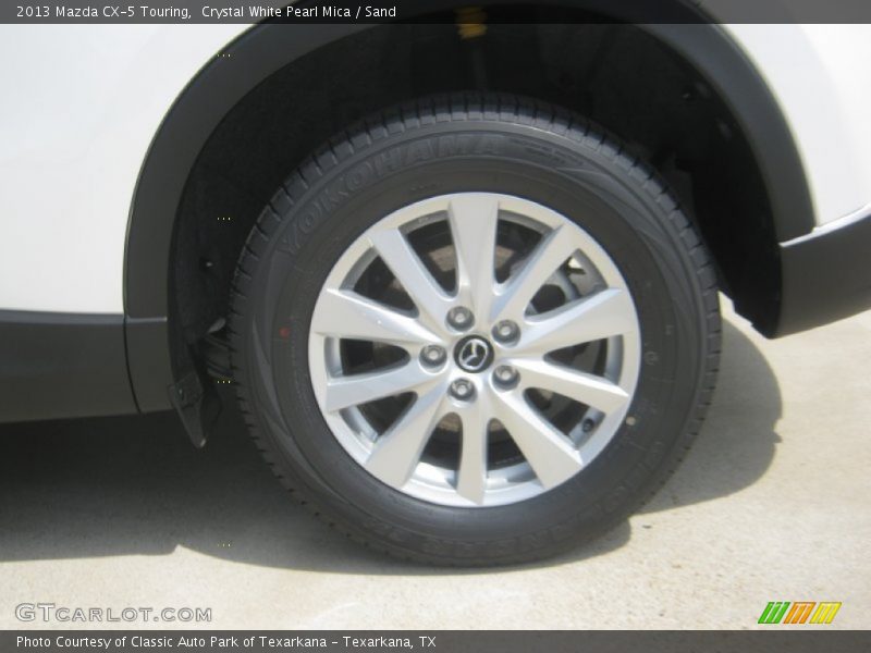 Crystal White Pearl Mica / Sand 2013 Mazda CX-5 Touring