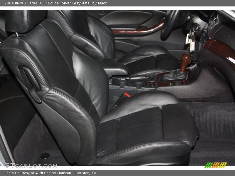Silver Grey Metallic / Black 2004 BMW 3 Series 325i Coupe