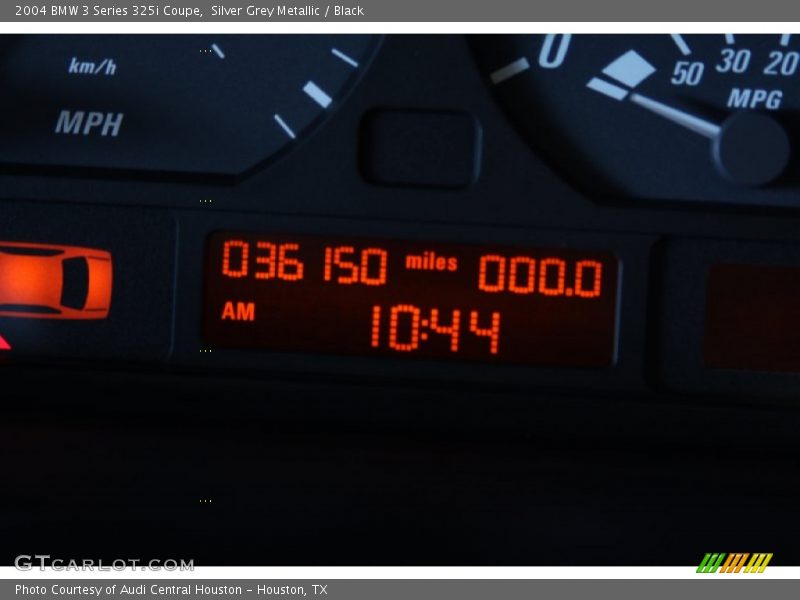 Silver Grey Metallic / Black 2004 BMW 3 Series 325i Coupe