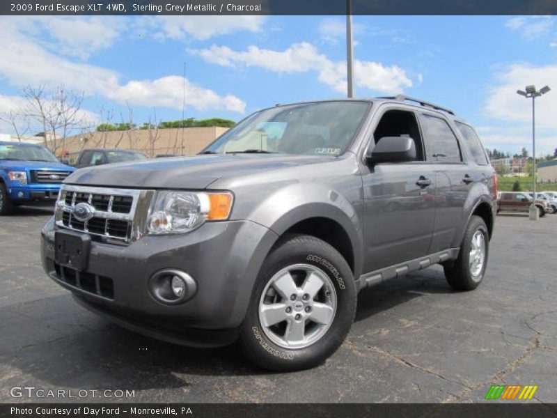 Sterling Grey Metallic / Charcoal 2009 Ford Escape XLT 4WD