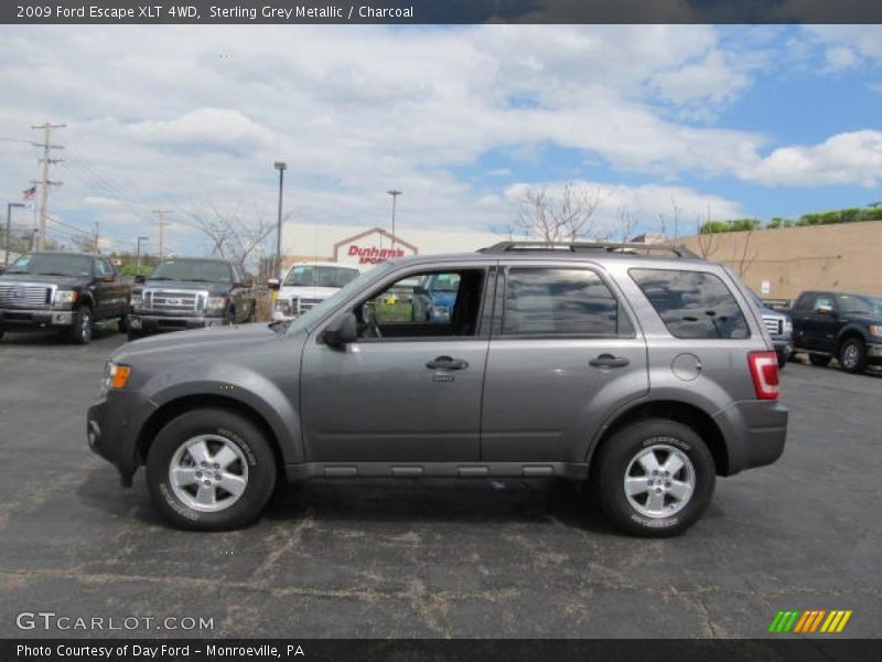 Sterling Grey Metallic / Charcoal 2009 Ford Escape XLT 4WD