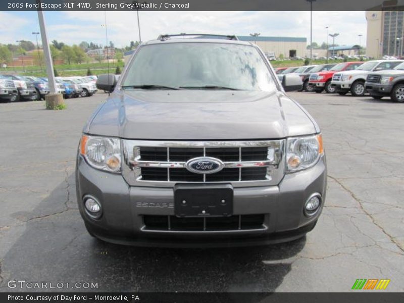 Sterling Grey Metallic / Charcoal 2009 Ford Escape XLT 4WD