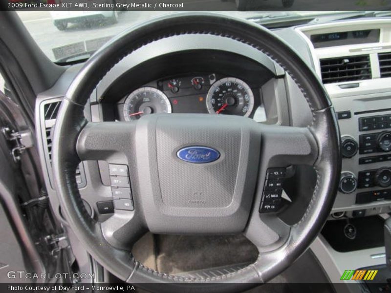 Sterling Grey Metallic / Charcoal 2009 Ford Escape XLT 4WD