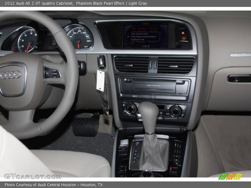 Phantom Black Pearl Effect / Light Gray 2012 Audi A5 2.0T quattro Cabriolet