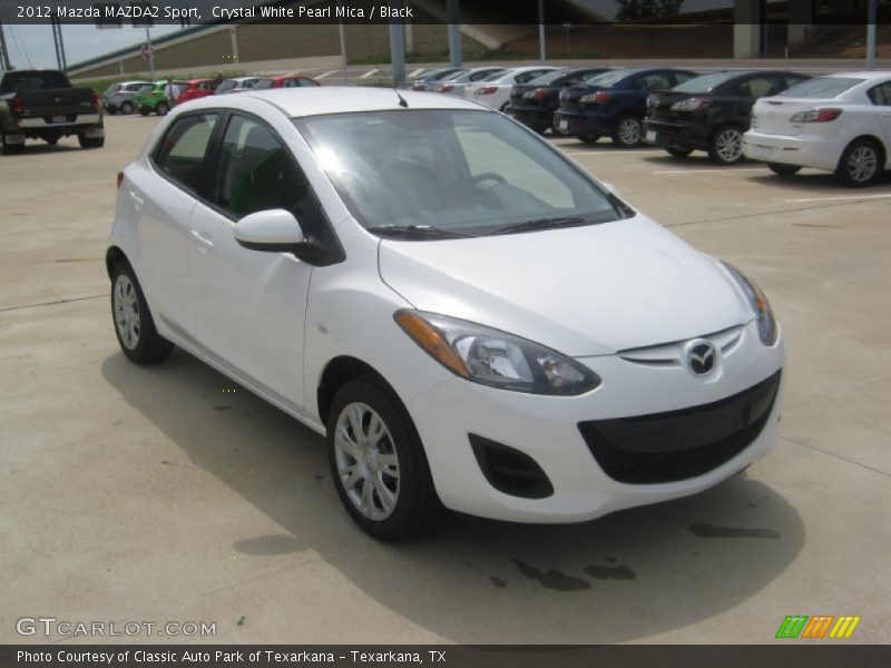 Crystal White Pearl Mica / Black 2012 Mazda MAZDA2 Sport
