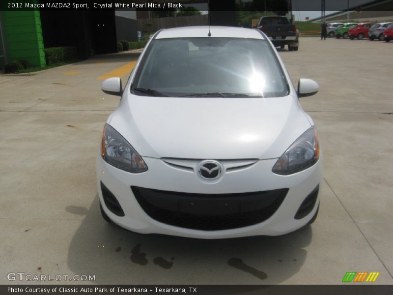Crystal White Pearl Mica / Black 2012 Mazda MAZDA2 Sport
