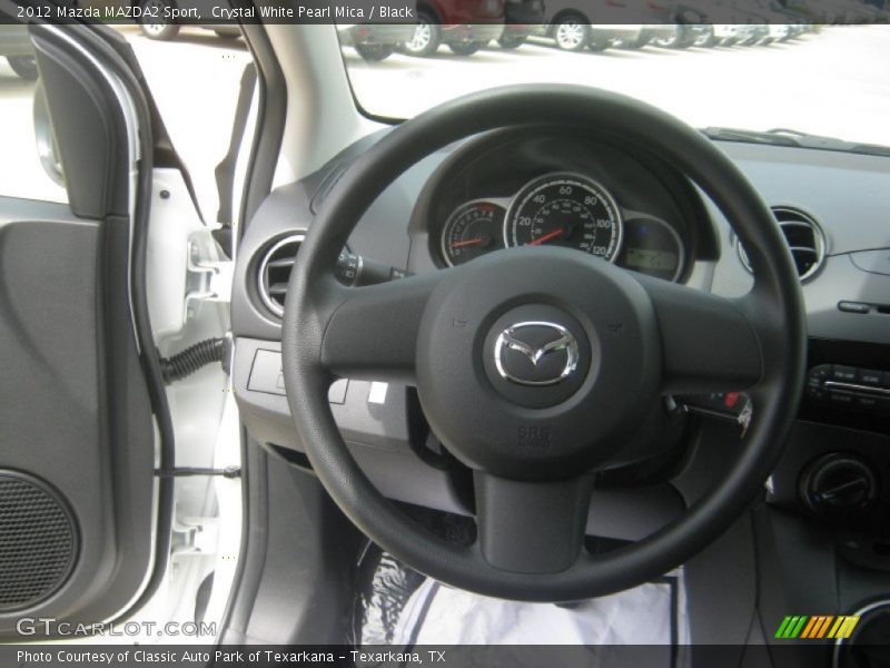Crystal White Pearl Mica / Black 2012 Mazda MAZDA2 Sport