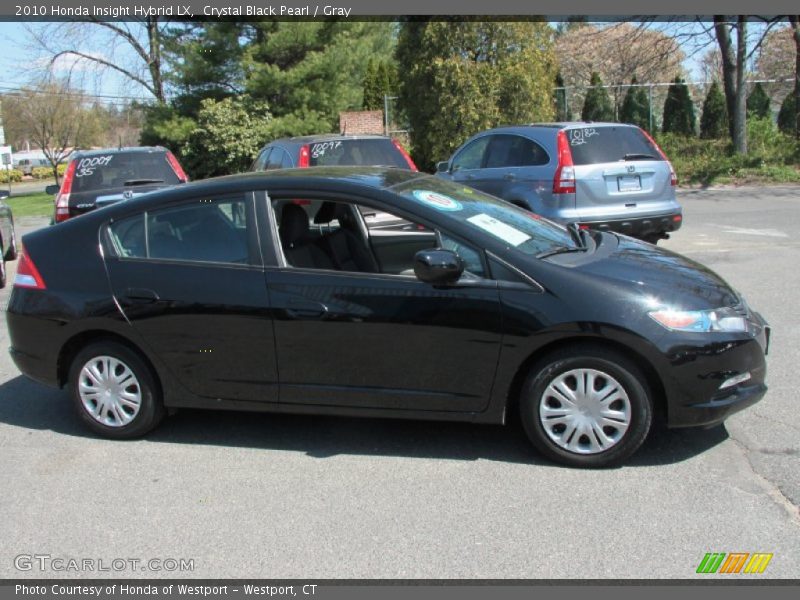 Crystal Black Pearl / Gray 2010 Honda Insight Hybrid LX
