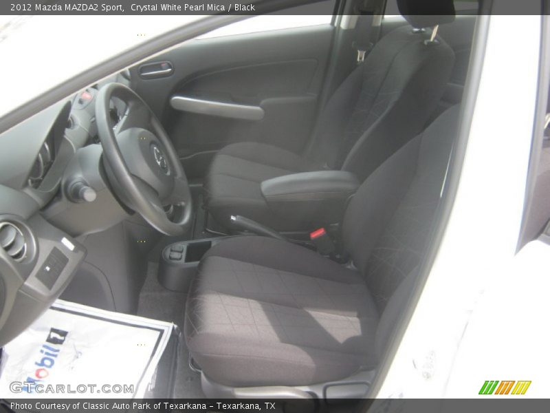 Crystal White Pearl Mica / Black 2012 Mazda MAZDA2 Sport