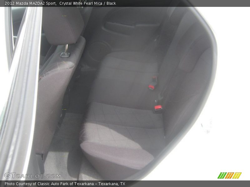 Crystal White Pearl Mica / Black 2012 Mazda MAZDA2 Sport