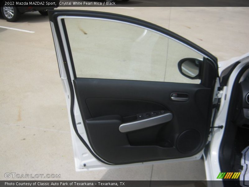 Crystal White Pearl Mica / Black 2012 Mazda MAZDA2 Sport