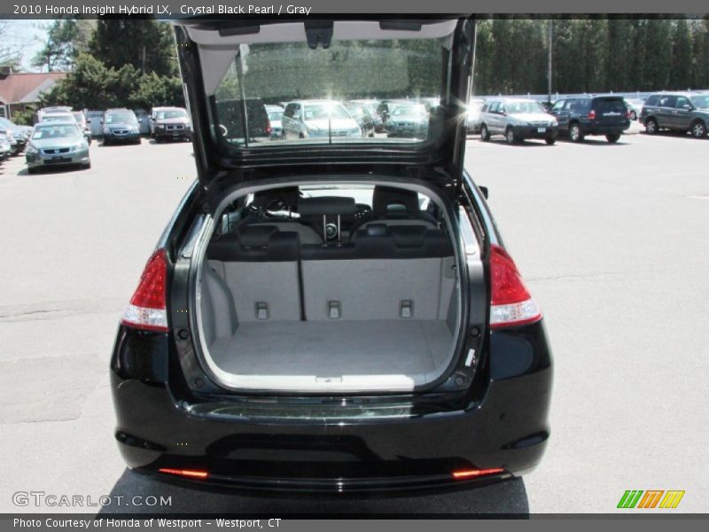 Crystal Black Pearl / Gray 2010 Honda Insight Hybrid LX
